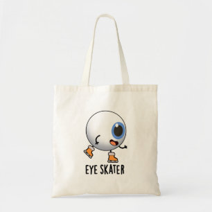 Tote Bag Patineur d'oeil amusant jeu de patinage sur glace