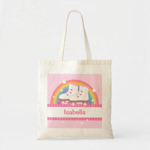 Tote Bag Patins à Roulettes Arc-en-Ciel Pour Fille Patineus