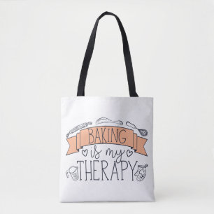 Tote Bag Pâtisserie Chef boulangerie La cuisson est ma thér
