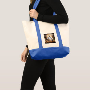 Tote Bag "Pâtissier Girafe: Atteindre de Nouveaux Sombres"