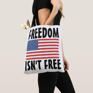 TOTE BAG PATRIOT, LA LIBERTÉ N'EST PAS LA LIBERTÉ DES TOTES