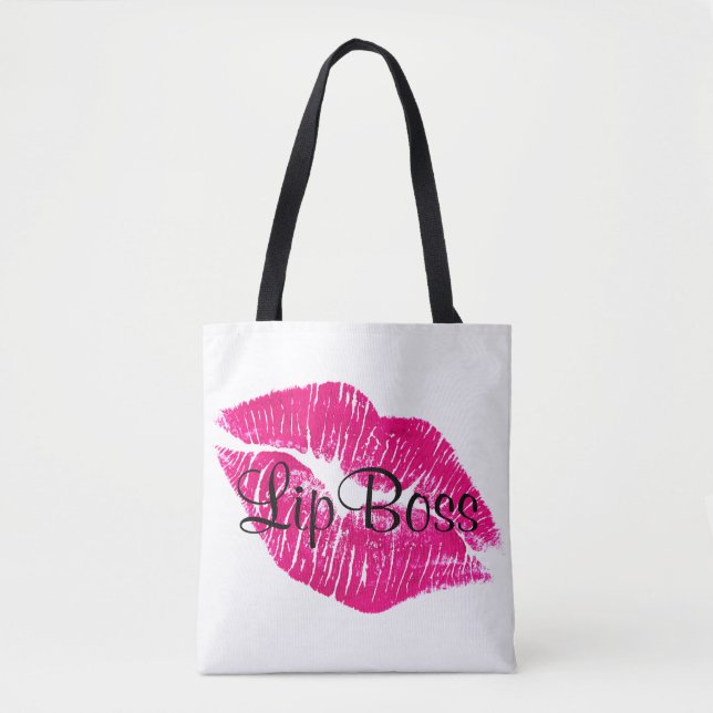Tote Bag Patron Fourre-tout de lèvre (Devant)