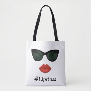 Tote Bag Patron Fourre-tout de lèvre de LipSense avec des