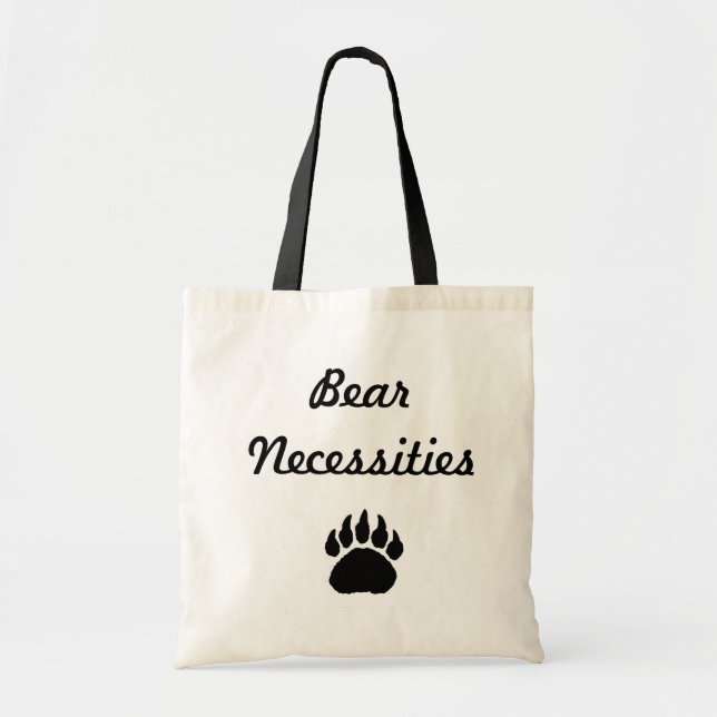 Tote Bag patte, nécessités d'ours (Devant)