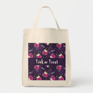 Tote Bag Patters de Cute Cats et Pumkins