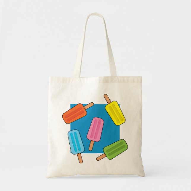 Tote Bag Patters de Popsicles (Devant)