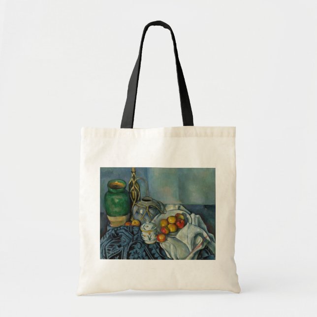Tote Bag Paul Cezanne - Vie morte avec pommes (Devant)