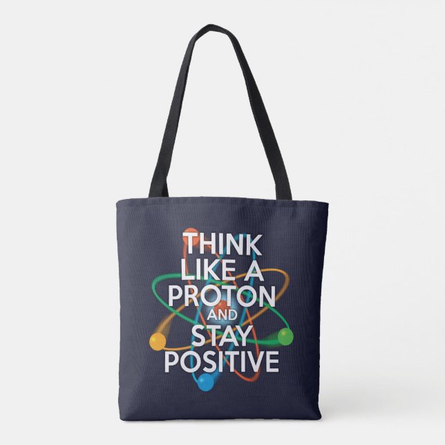 TOTE BAG PAUSE / PENSE COMME UN PROTON (Dos)