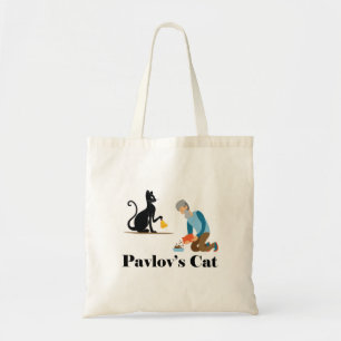 Tote Bag Pavlov's Cat Funny Psychology