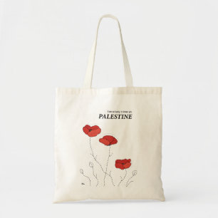 Tote Bag Pavot palestinien