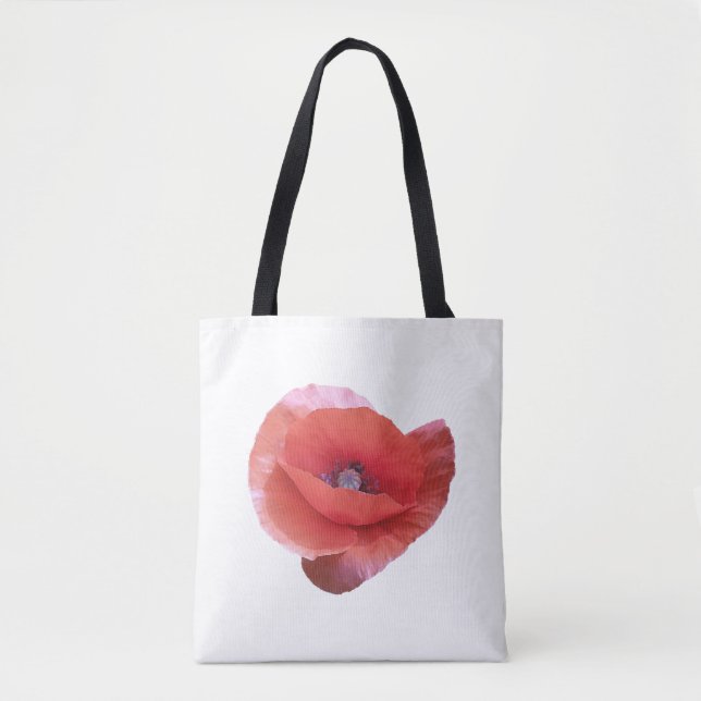 Tote Bag Pavot rouge (Devant)