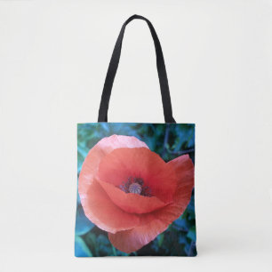 Tote Bag Pavot rouge