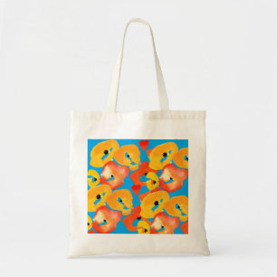 Tote Bag Pavot rouge et orange