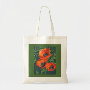 Tote Bag Pavots rouges