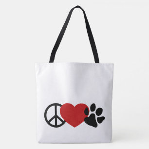 Tote Bag Paw Aimé-La Paix