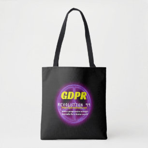 Tote Bag Paxspiration GDPR Fourre-tout noir de base