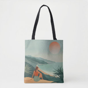 Tote Bag Paysage Abstrait de Boho (9)