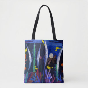 Tote Bag Paysage aux oiseaux jaunes, Paul Klee