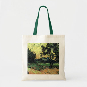 Tote Bag Paysage avec Château d'Auvers par Vincent van Gogh