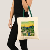 Paysage avec couple en promenade de Vincent van Go