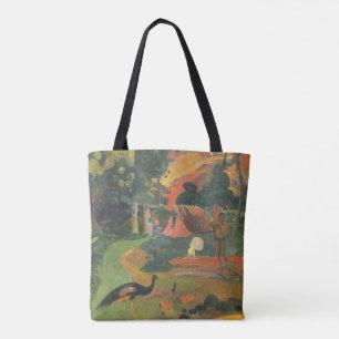 Tote Bag Paysage avec des paons par Paul Gauguin