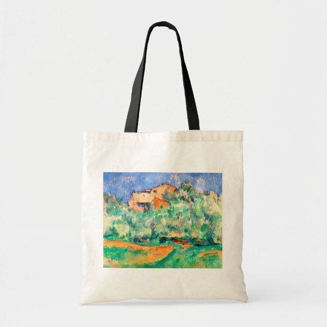 Tote Bag Paysage avec une maison, Cézanne (Devant)