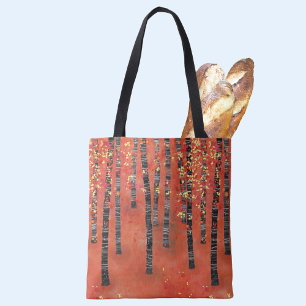 Tote Bag Paysage de la forêt de Birch