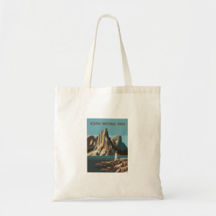Tote Bag Paysage du parc national Retro Acadia