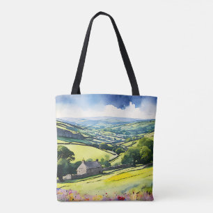 Tote Bag Paysage étendu "Stonedale" Yorkshire Dales Scène