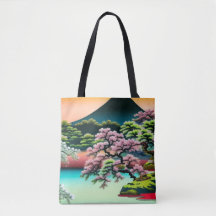 Paysage Fleurs de cerisiers asiatiques