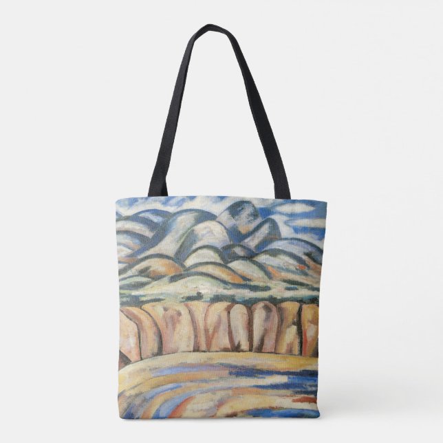 Tote Bag Paysage, Nouveau-Mexique par Marsden Hartley, Beau (Dos)