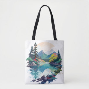 Tote Bag Paysage serein Calme Nature paisible Nature Extéri