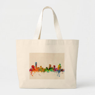 Tote Bag Paysage urbain d'horizon de Grand Rapids Michigan