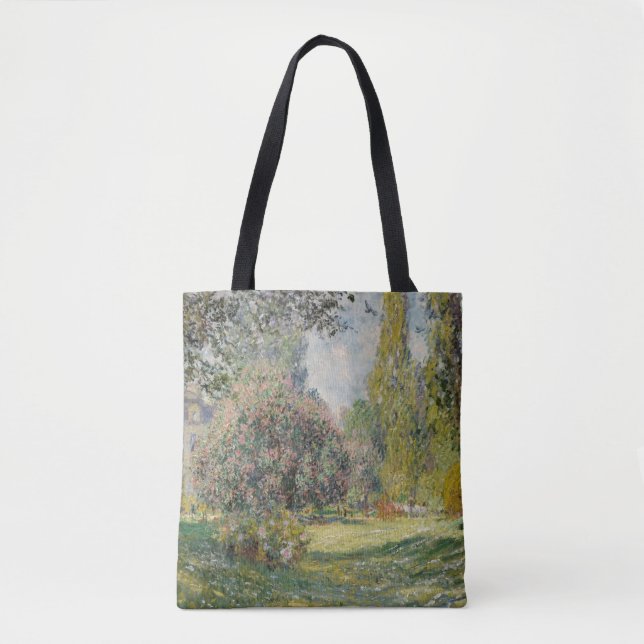 Tote Bag PaysageLe Parc Monceau (Devant)