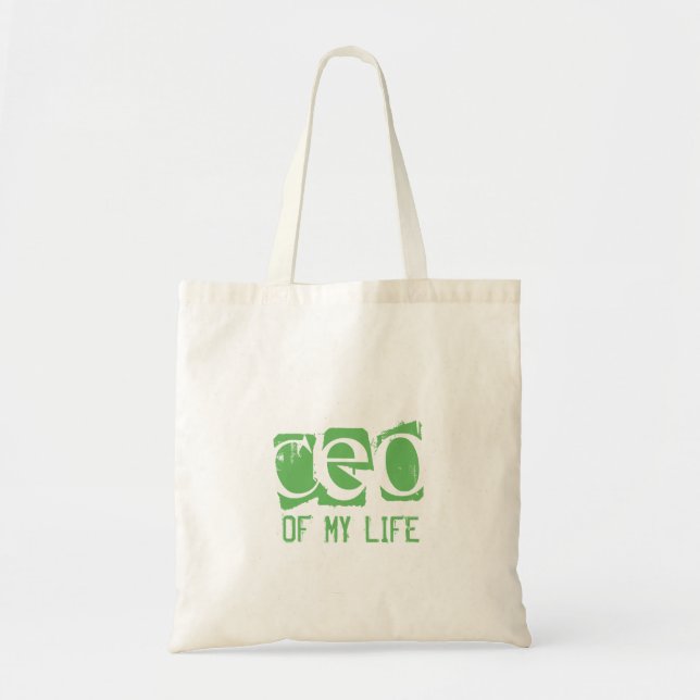 Tote Bag PDG de la typographie My Life (Devant)