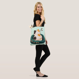 Tote Bag "PDG de Nap" Chat dormant sur le canapé
