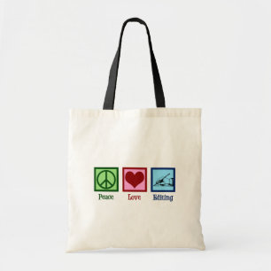 Tote Bag Peace Love Editing