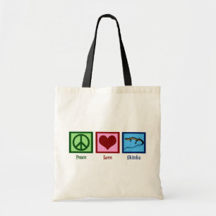 Tote Bag Peace Love Skinks