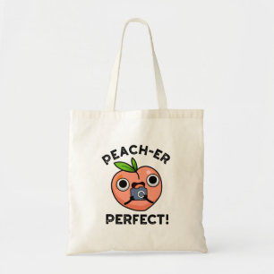 Tote Bag Peach er Parfait Funny Peach Pun