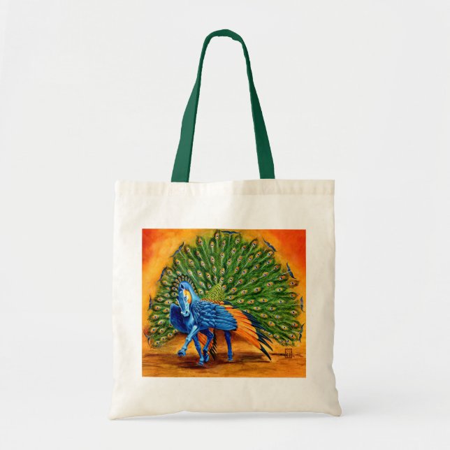 Tote Bag Peacock Pegasus (Devant)