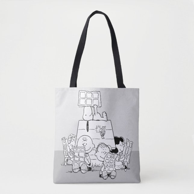 Tote Bag Peanuts Gang Lecture Comics (Devant)