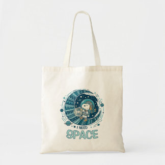 Tote Bag Peanuts | Snoopy Astronaut “I Need Space”