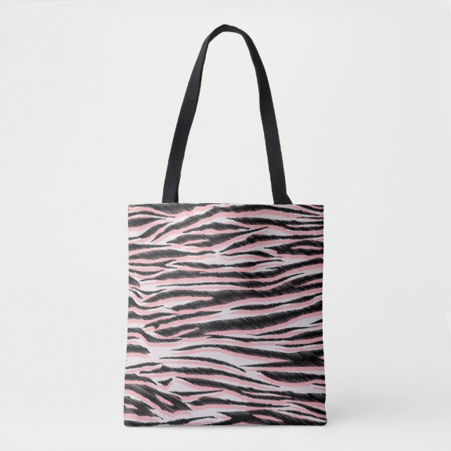 Tote Bag Peau animale Abstraite Impression sans joint (Devant)