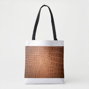 Tote Bag peau Brown texture cuir fond, abstraite