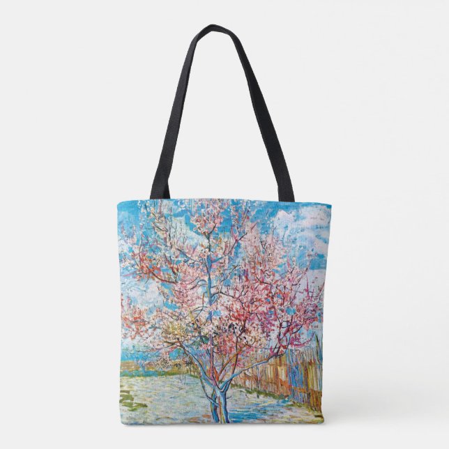 Tote Bag Pêche à fleurs, Van Gogh (Dos)