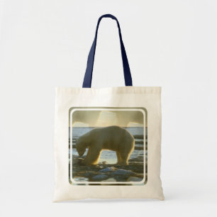 Tote Bag Pêche de l'ours blanc