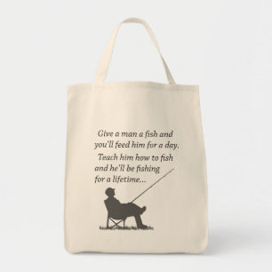 Tote Bag Pêche pour une vie