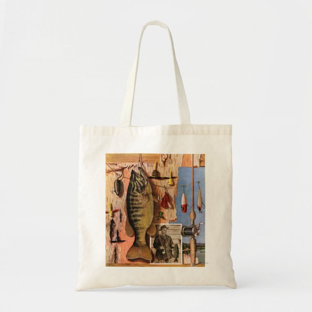 Tote Bag Pêche toujours de la vie par John Atherton (Devant)