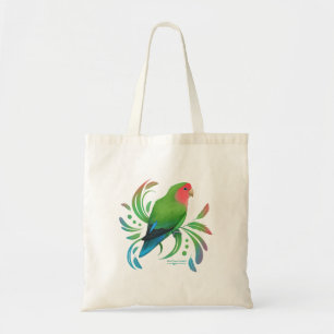 Tote Bag Pêche verte face à l'oiseau