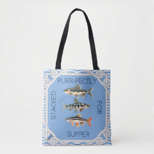 Tote Bag Pêcheur Humour esthétique pour les amoureux des an